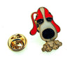 Pin de Solapa Basset Hound 25x20mm