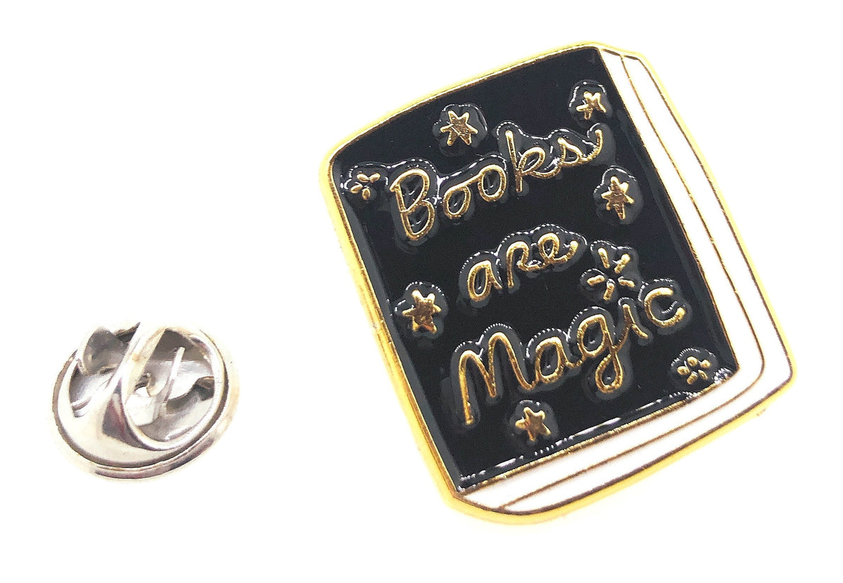 Pin de Solapa Books Are Magic 25x25mm