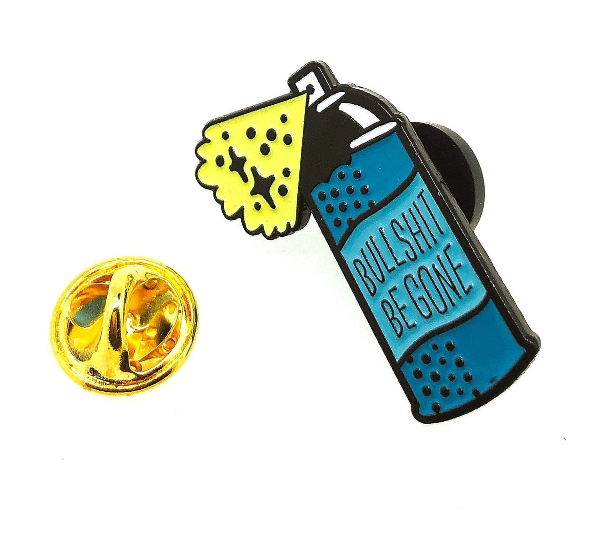 Pin de Solapa Bullshit Begone Spray 30x10mm