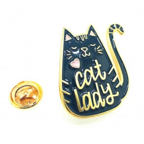 Pin de Solapa Cat Lady 30x25mm