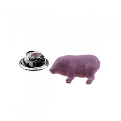 Pin de Solapa Cerdito Rosa 3D 18x11mm