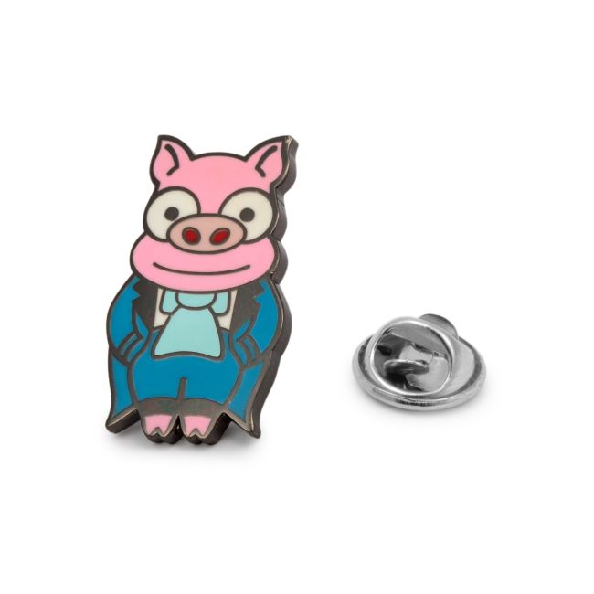 Pin de Solapa Cerdito Simpsons 30mm