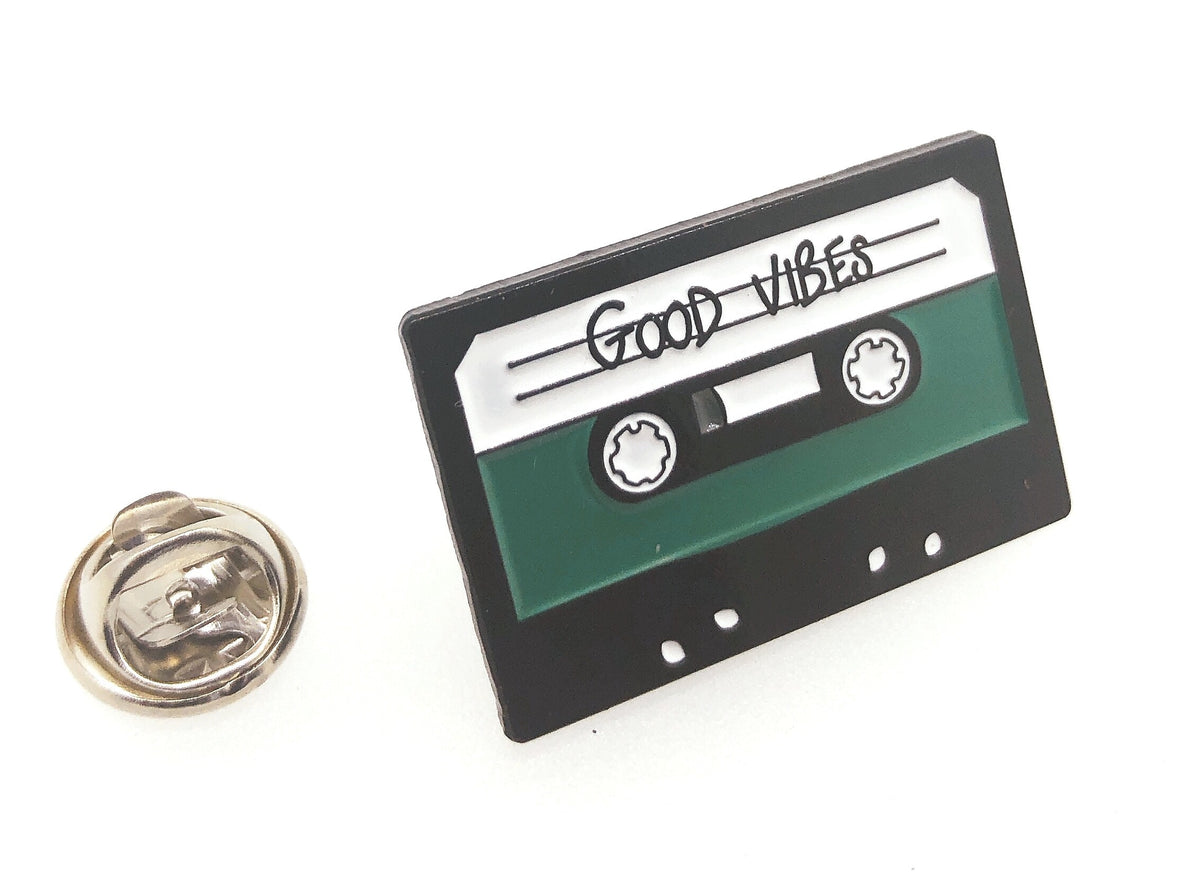 Pin de Solapa Cinta de Radiocassette 30x20mm