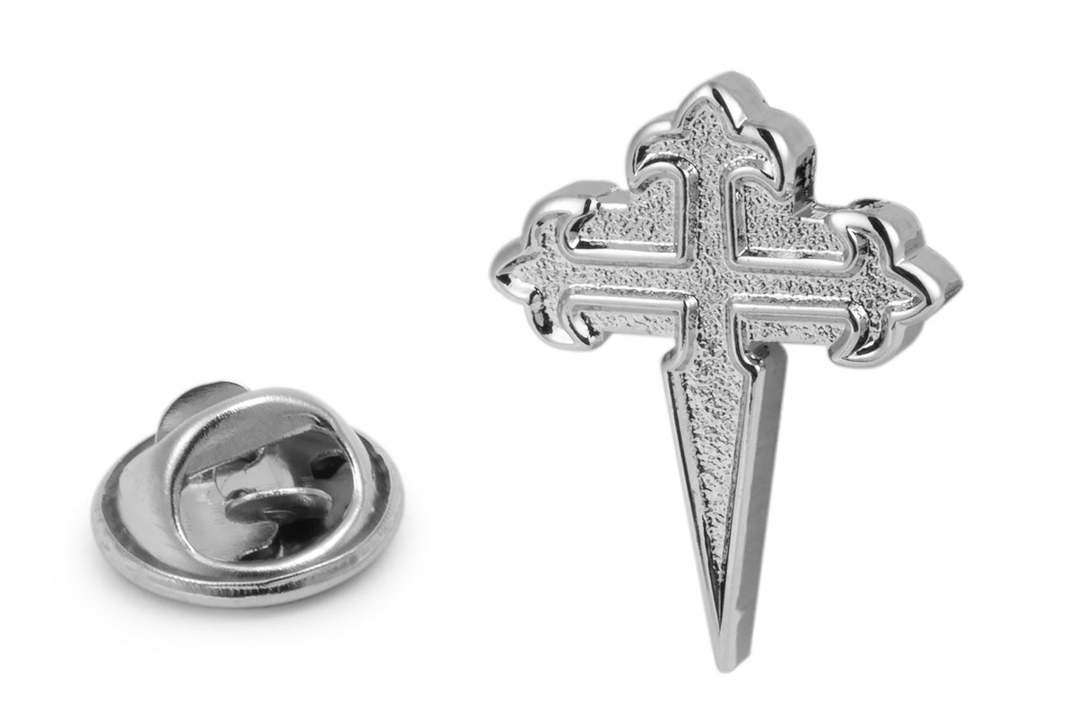 Pin de solapa Cruz de Santiago 15x12mm