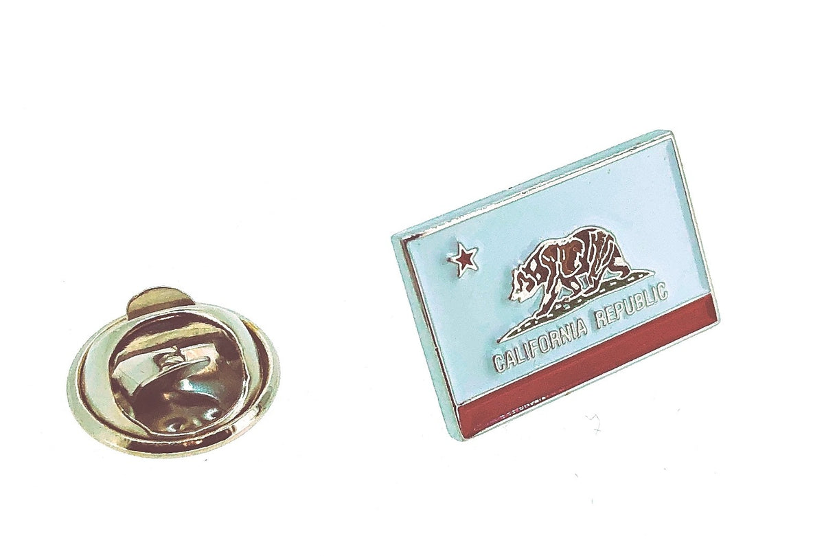 Pin de Solapa de la Bandera de California Republic