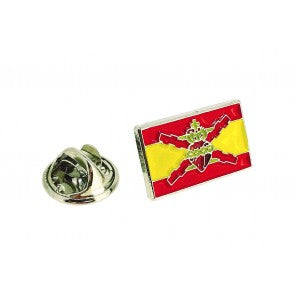 Pin de solapa de la Bandera Sagrado Corazon con Cruz de San Andres