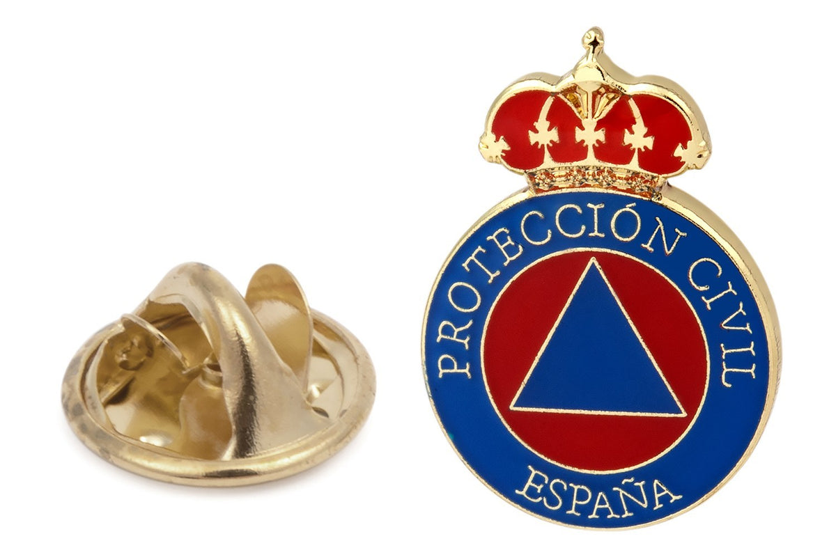 Pin de Solapa del Escudo de Protección Civil