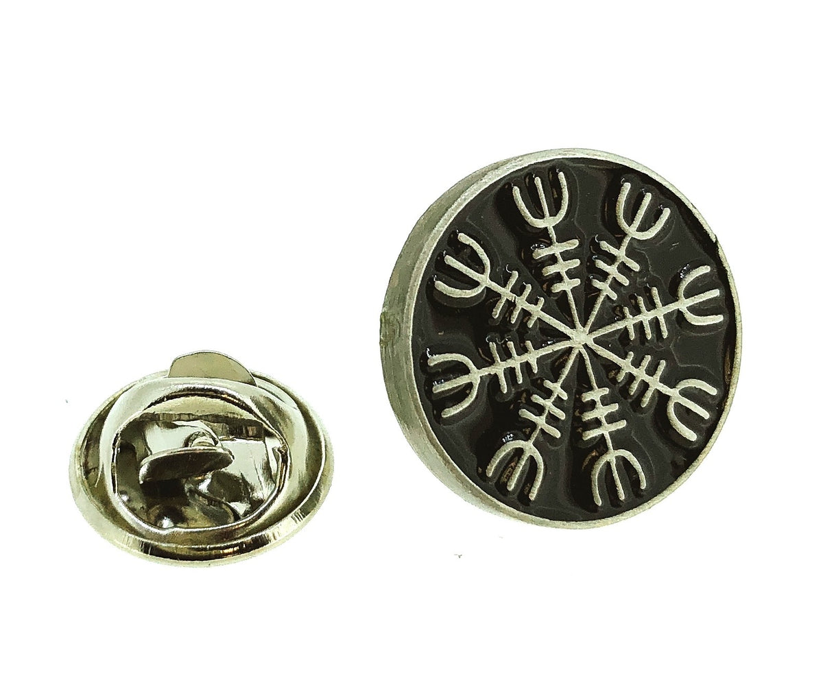 Pin de Solapa del Símbolo de Protección Vikingo Aegishjalmur