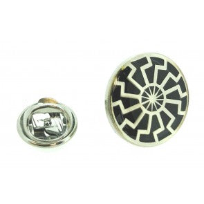 Pin de Solapa del Sol Negro Black