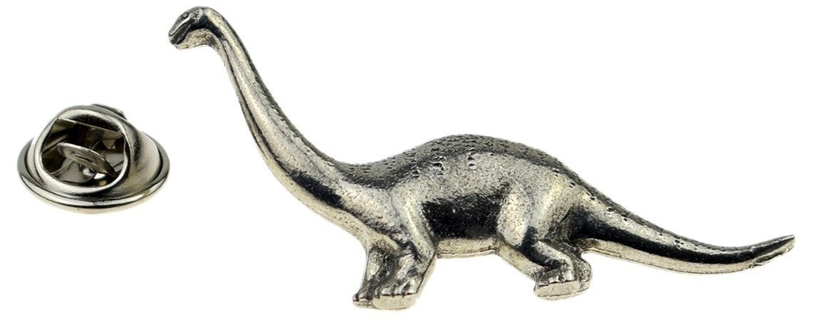 Pin de Solapa Diplodocus Plateado