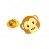 Pin de solapa Emoticono mono 17x15mm