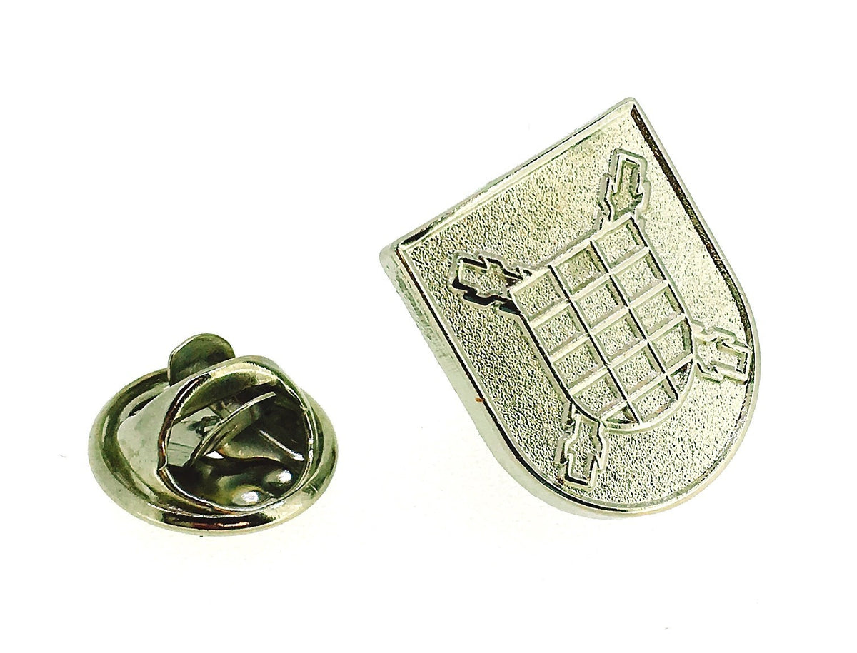 Pin de Solapa Escudo del Tercio del Duque de Alba Segundo de la Legión Color Acero