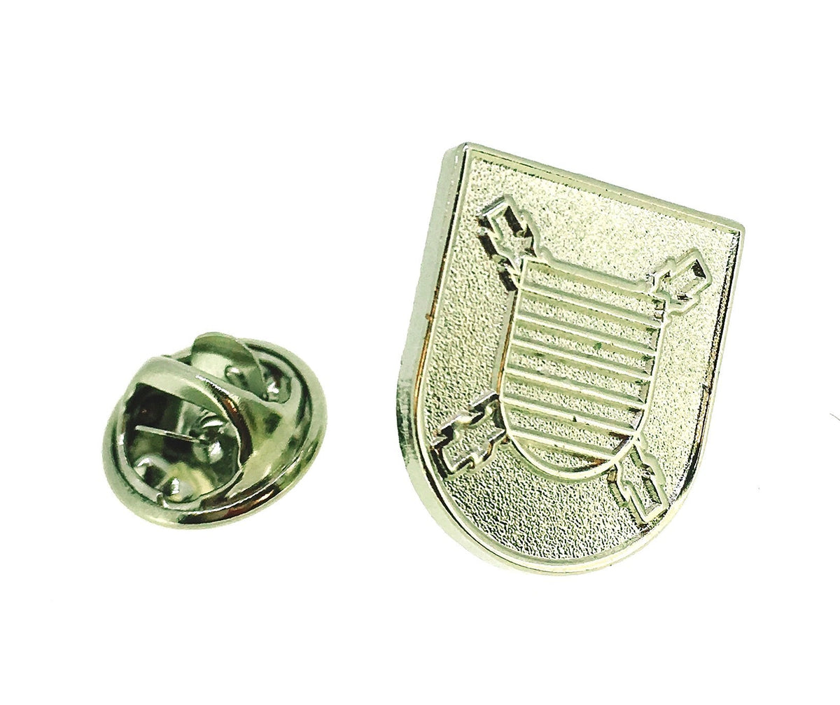 Pin de Solapa Escudo del Tercio Gran Capitán Primero de la Legión Color Acero