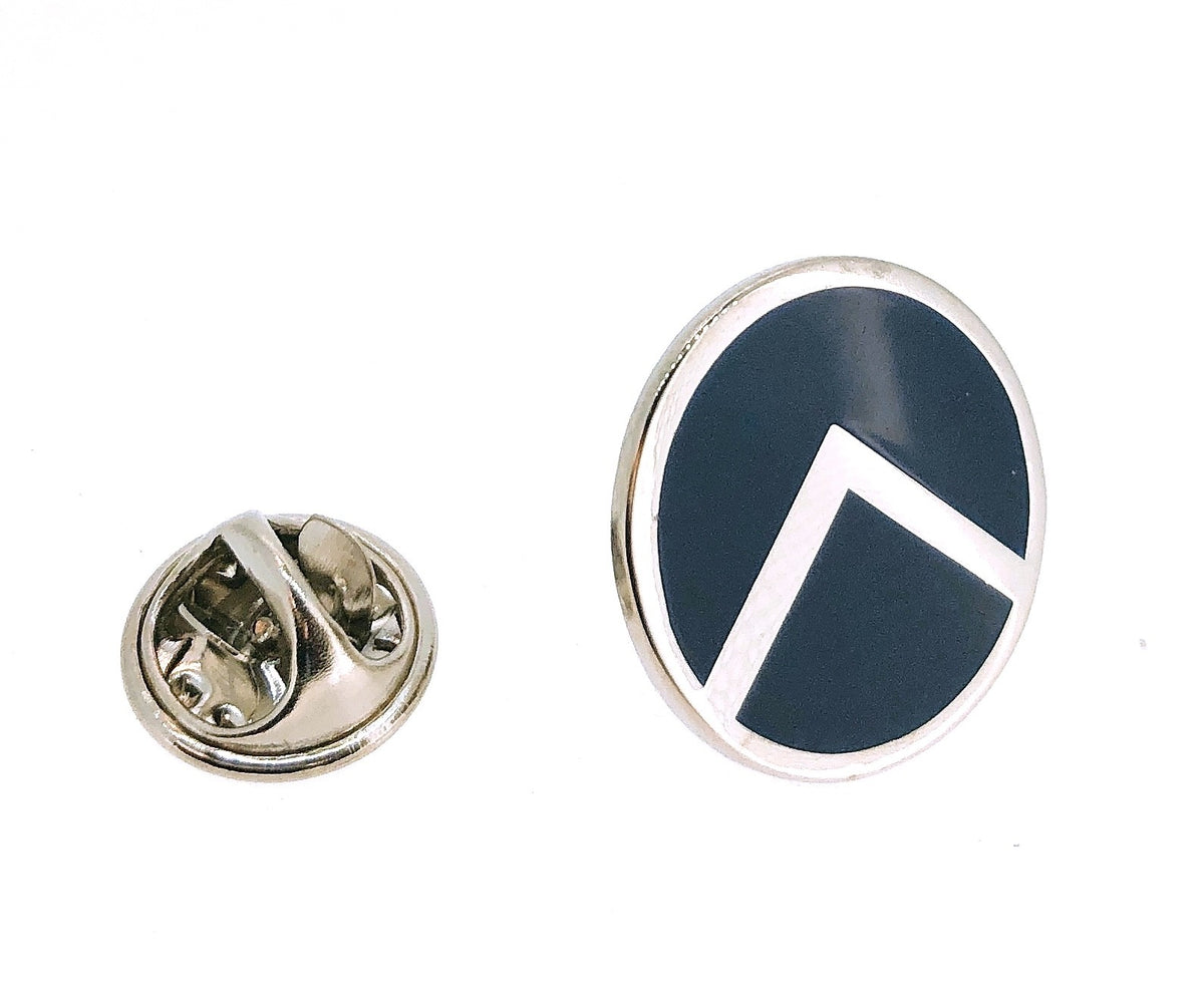 Pin de Solapa Escudo Hoplita Lambda Azul