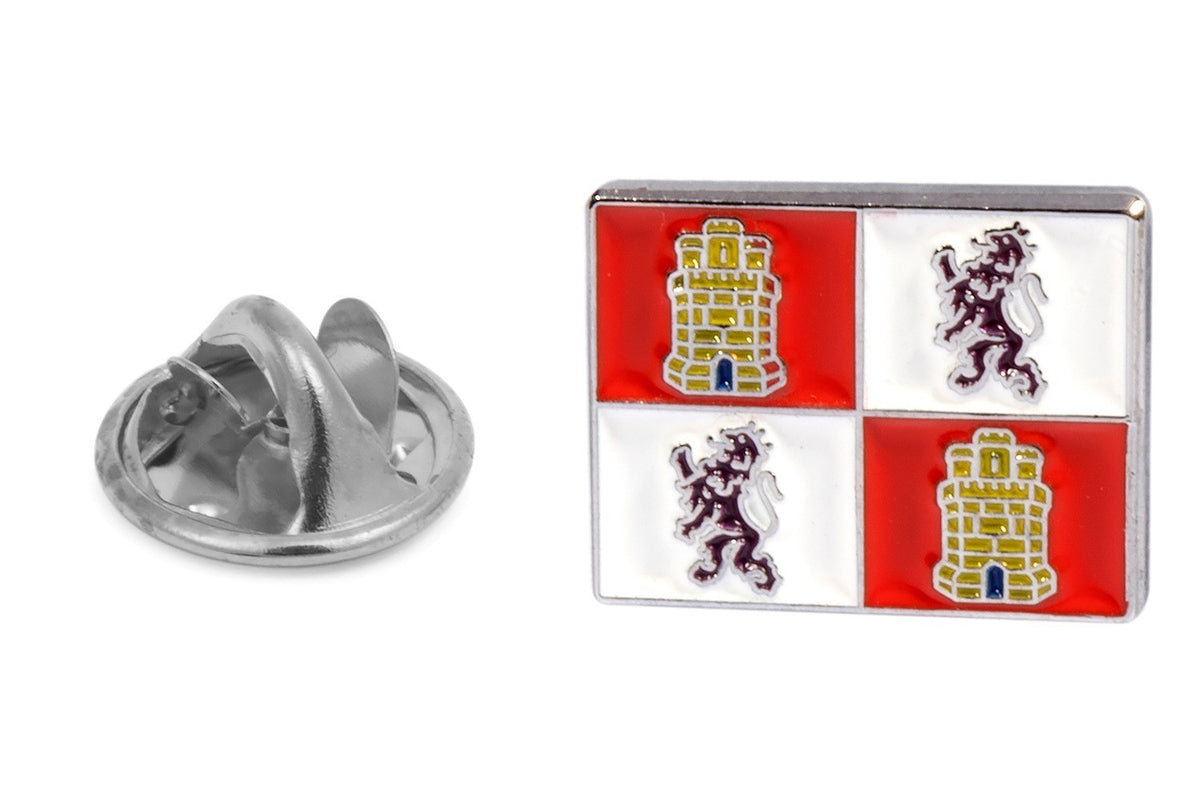 Pin de Solapa Estandarte Bandera del Reino de Castilla