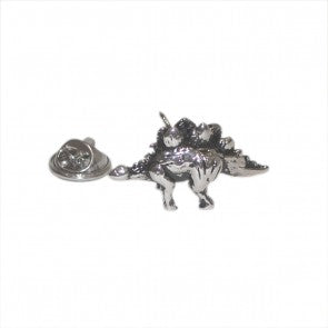 Pin de Solapa Estegosaurio Plateado 3D