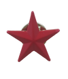 Pin de Solapa Estrella Roja Yugoslava 20mm Recreación Histórica-Réplica Militar