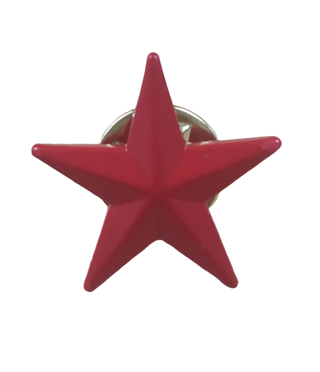 Pin de Solapa Estrella Roja Yugoslava 20mm Recreación Histórica-Réplica Militar