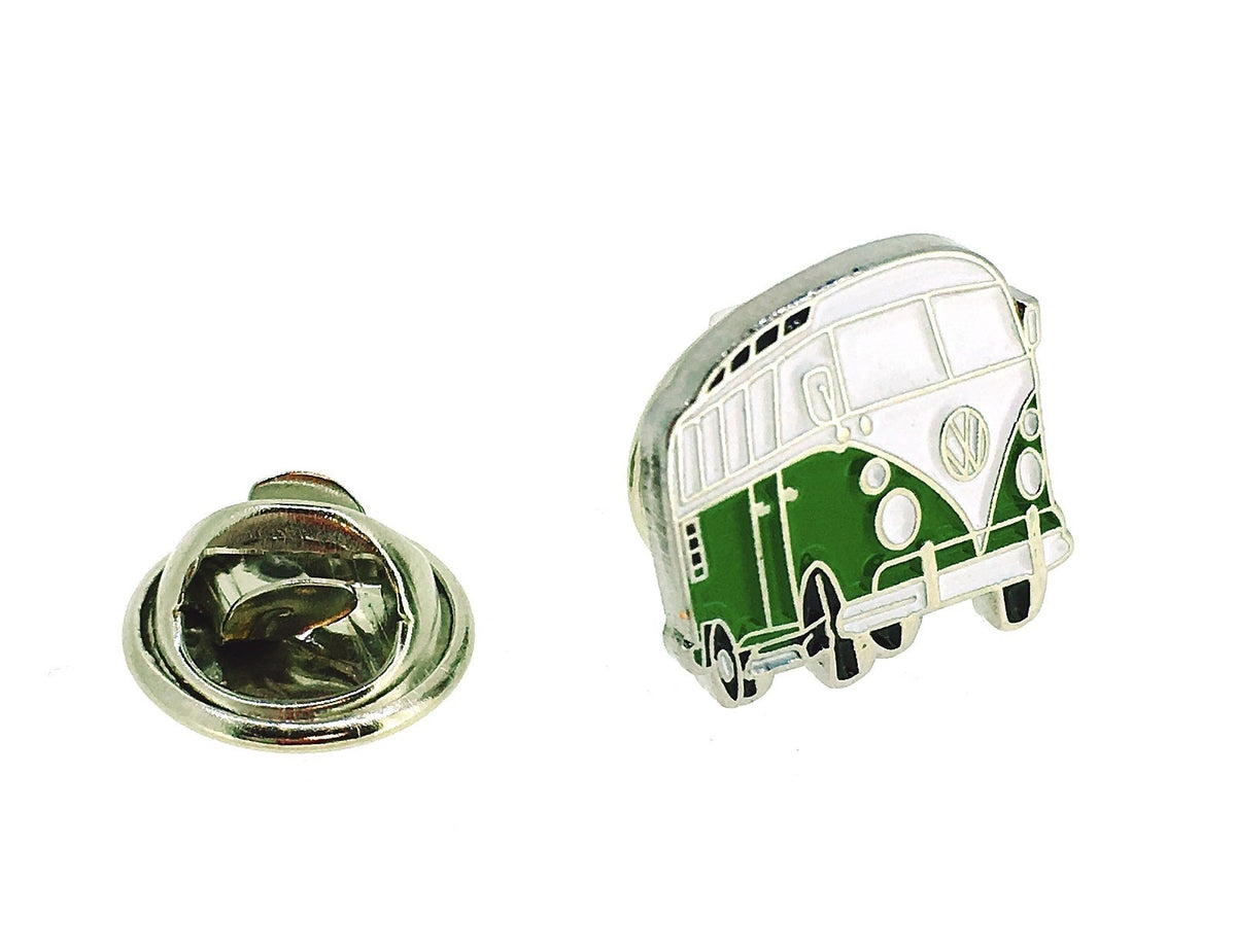Pin de Solapa Furgoneta Camper Volkswagen VW Flower Power Verde