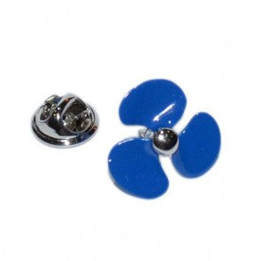 Pin de Solapa Hélice Azul