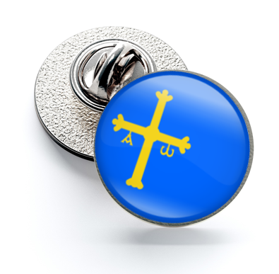 Pin de Solapa Magglass Bandera de Asturias 16mm