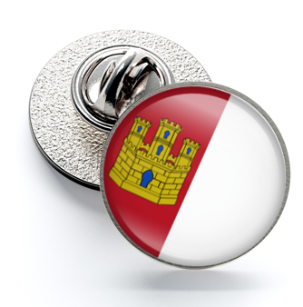 Pin de Solapa Magglass Bandera de Castilla la Mancha 16mm