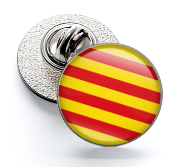 Pin de Solapa Magglass Bandera de Cataluña 16mm