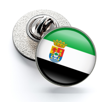 Pin de Solapa Magglass Bandera de Extremadura 16mm