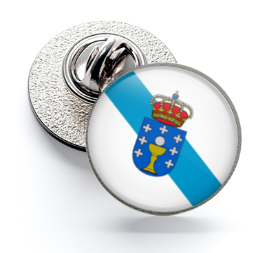 Pin de Solapa Magglass Bandera de Galicia 16mm