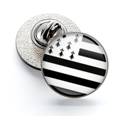 Pin de Solapa Magglass Banderas Regiones Francia Brittany