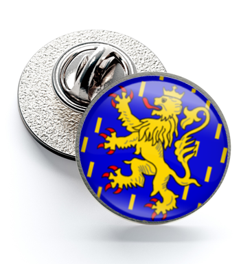 Pin de Solapa Magglass Banderas Regiones Francia Franche-Comte