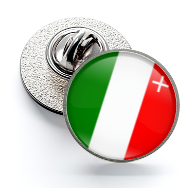 Pin de Solapa Magglass Banderas Regiones Suiza Neuchâtel
