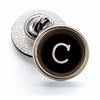 Pin de Solapa Magglass Botón de Maquina de Escribir Letra Letter C 16mm