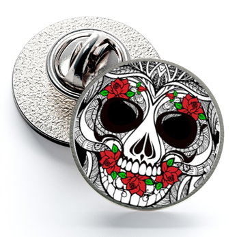 Pin de Solapa Magglass Calavera Catrina Nº4 16mm