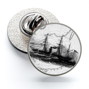 Pin de Solapa Magglass Grabados Barcos Nº11 16mm
