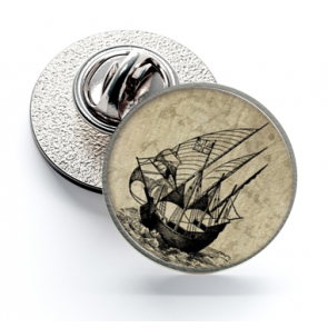 Pin de Solapa Magglass Grabados Barcos Nº3 16mm