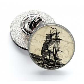 Pin de Solapa Magglass Grabados Barcos Nº4 16mm