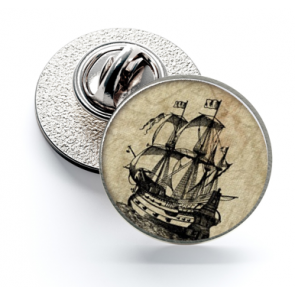Pin de Solapa Magglass Grabados Barcos Nº9 16mm