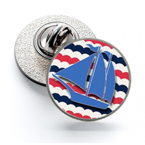 Pin de Solapa Magglass Barco de Vela Nautico Nº2 16mm
