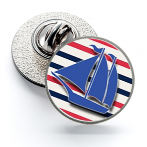 Pin de Solapa Magglass Barco de Vela Nautico Nº7 16mm