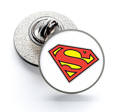 Pin de Solapa Magglass Superman Original Logo White