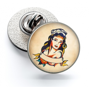 Pin de Solapa Magglass Vintage Tattoo Nº40 16mm