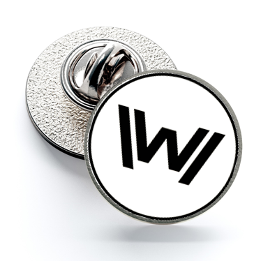 Pin de Solapa Magglass Westworld White