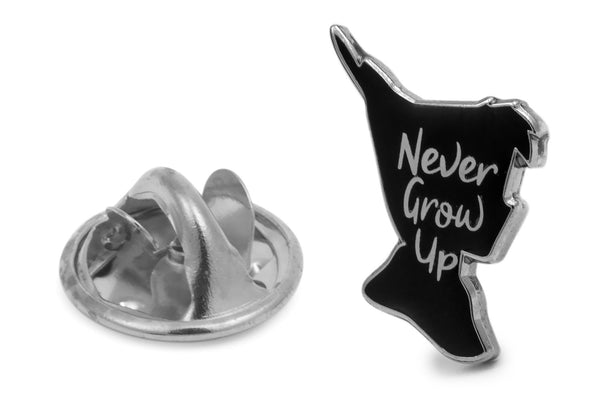 Pin de Solapa de Camisa Never Grow Up Peter Pan 20x15mm