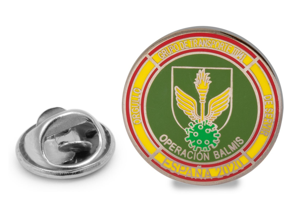 Pin de Solapa Operacion Balmis 2020 Grupo de Transporte III - 41 25mm