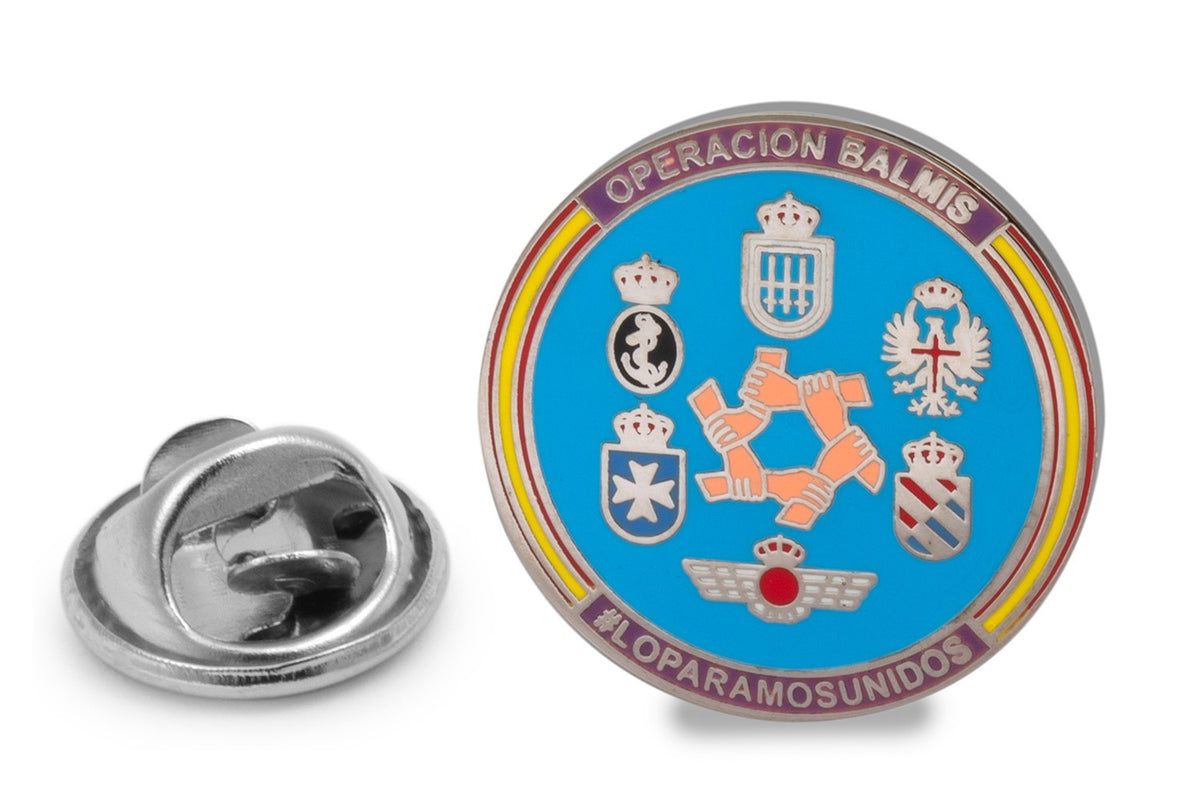 Pin de Solapa Operacion Balmis 2020 Lo Paramos Unidos 25mm