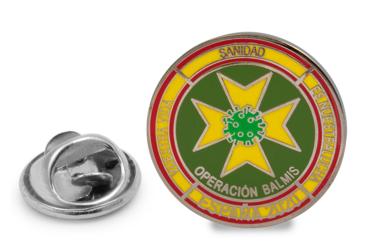 Pin de Solapa Operacion Balmis 2020 Sanidad 25mm