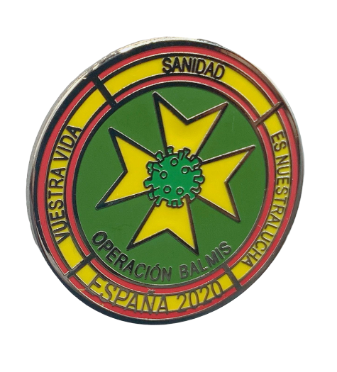 Pin de Solapa Operacion Balmis 2020 Sanidad 25mm