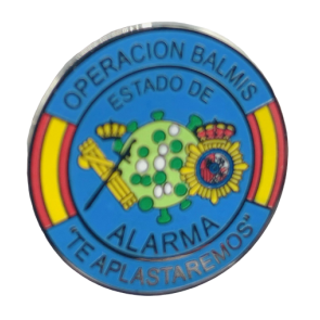 Pin de Solapa Operacion Balmis 2020 Estado de Alarma 25mm
