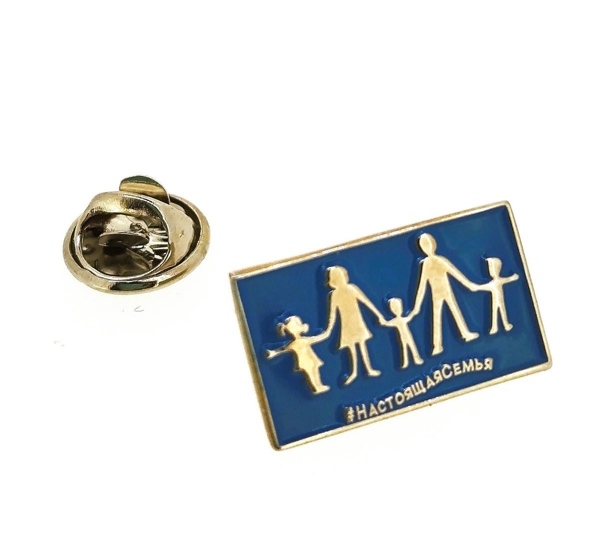 Pin de solapa Orgullo heterosexual 20x12mm